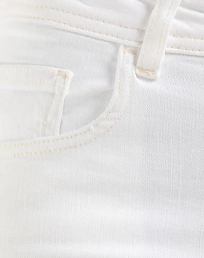 Shop Haikure Woman Denim Pants White Size 34 Cotton, Elastane