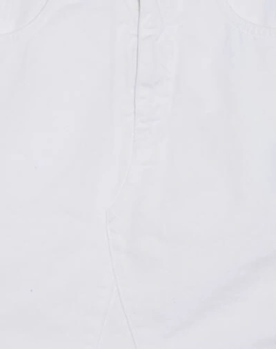 Shop Mm6 Maison Margiela Denim Skirts In White