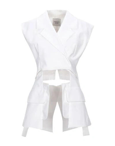 Shop A.w.a.k.e. Suit Jackets In White