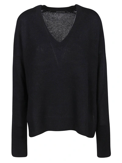 Shop 360 Sweater Maglia Scollo V Siena In Black