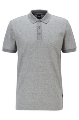 hugo boss knitted polo shirt