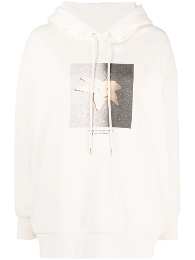 Shop Stella Mccartney Faces In Places Hoodie In Neutrals
