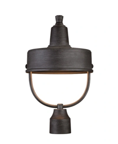 Shop Designer's Fountain Portland-ds Post Lantern In Pewter