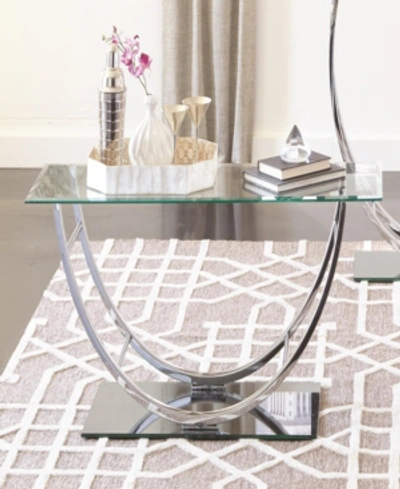 Shop Coaster Home Furnishings Creed U-shaped Coffee Table In Silver