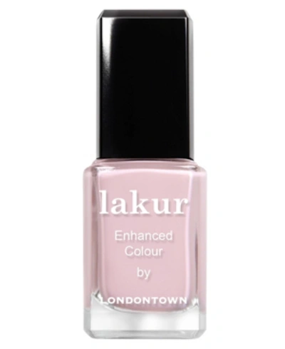 Shop Londontown Lakur Enhanced Color Nail Polish, 0.4 oz In Rosewater