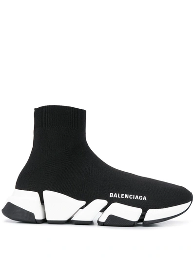 Shop Balenciaga Cruise Sneakers In Nero