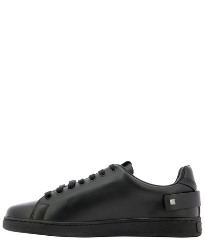Shop Valentino "backnet" Sneakers In Black  