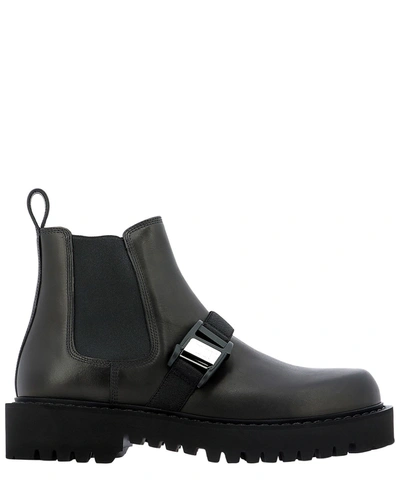 Shop Valentino "beatle" Vltn Ankle Boots In Black  