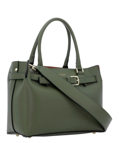 Shop Avenue 67 "elba" Handbag In Green