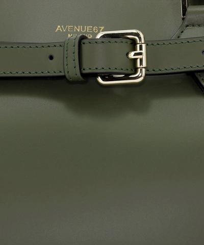 Shop Avenue 67 "elba" Handbag In Green