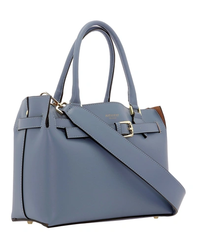 Shop Avenue 67 "elba" Handbag In Light Blue