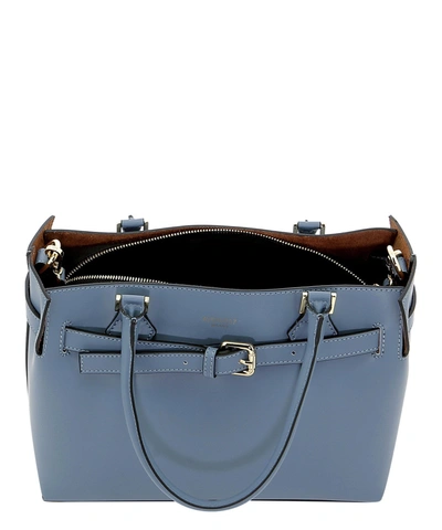 Shop Avenue 67 "elba" Handbag In Light Blue
