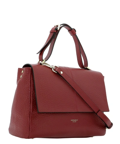 Shop Avenue 67 "elettra" Shoulder Bag In Red