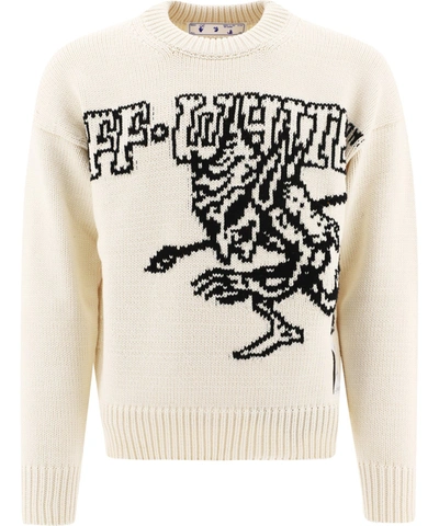 Shop Off-white "for The Nature" Sweater In White