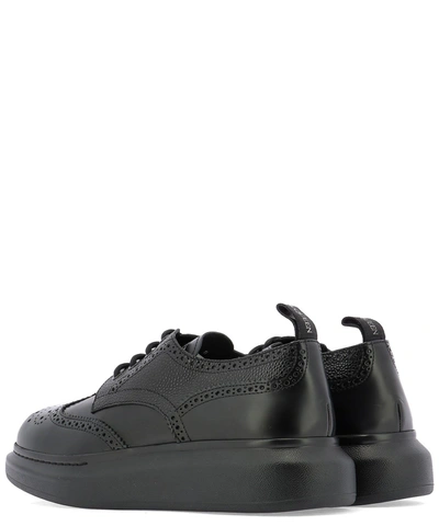 Shop Alexander Mcqueen "hybrid" Lace-up Shoes In Black  