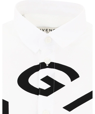 Shop Givenchy "refracted" Shirt In White