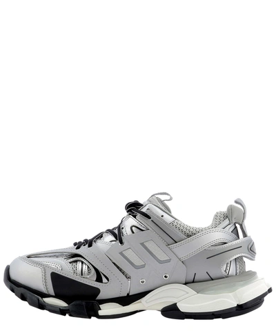 Shop Balenciaga "track" Sneakers In Silver