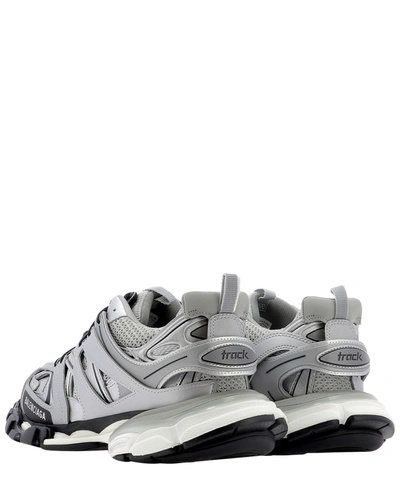 Shop Balenciaga "track" Sneakers In Silver