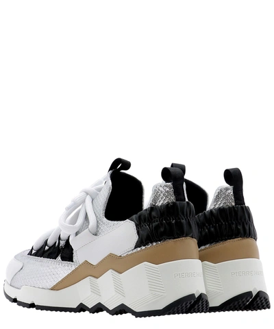 Pierre Hardy Multicolor Polyester Sneakers In Silver