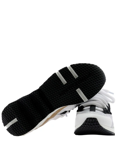 Pierre Hardy Multicolor Polyester Sneakers In Silver