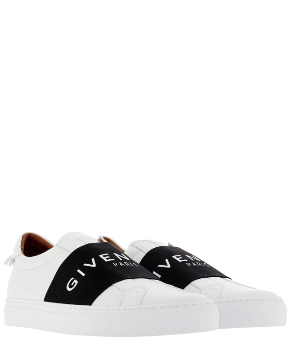 givenchy knot elastic leather trainers