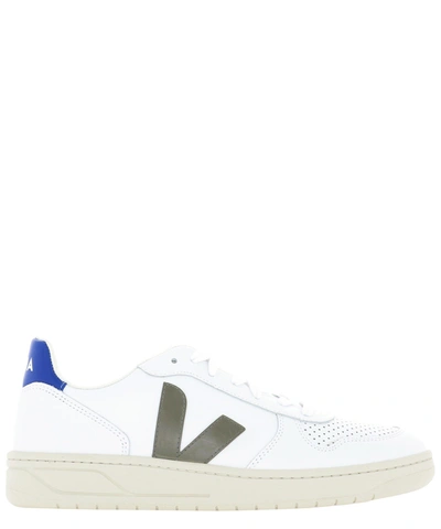 Shop Veja "v-10" Sneakers In White