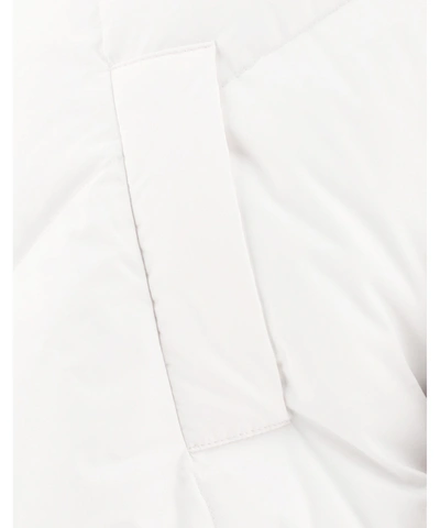 Shop Khrisjoy Cropped Puffer Jacket In White