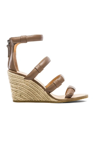 Marc By Marc Jacobs 85 Mm Sandal Espadrille 坡跟鞋 In Taupe
