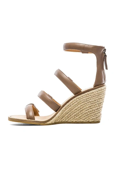 Shop Marc By Marc Jacobs 85 Mm Sandal Espadrille Wedge In Taupe