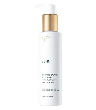 Shop Venn Moisture-balance All-in-one Face Cleanser In White