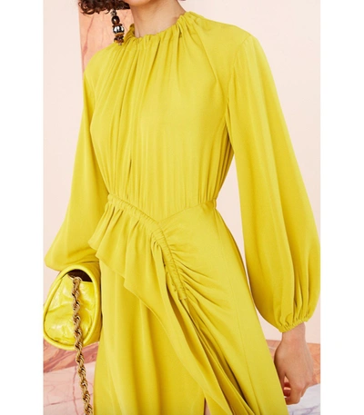 Shop Ulla Johnson Odette Dress In Yellow