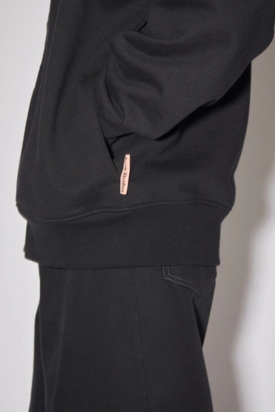 Shop Acne Studios Hooded Sweatshirt In Black