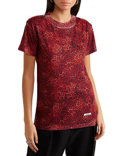 Shop Blouse T-shirts In Red