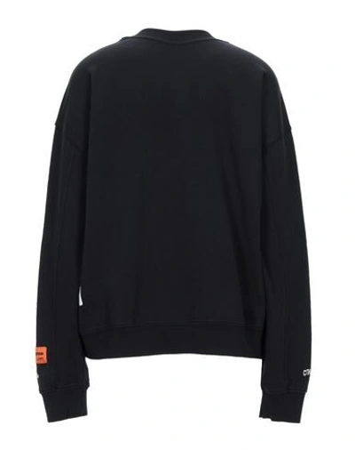 Shop Heron Preston Woman Sweatshirt Black Size S Cotton