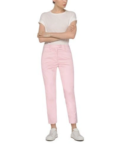 Shop Dondup Woman Pants Pink Size 27 Cotton, Elastane