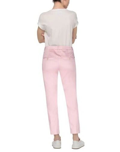 Shop Dondup Woman Pants Pink Size 27 Cotton, Elastane