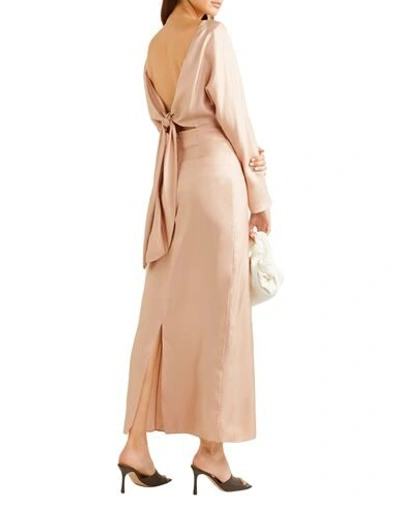 Shop Deitas Woman Maxi Dress Blush Size 4 Silk In Pink
