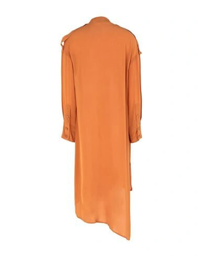 Shop Claudie Woman Mini Dress Apricot Size 4 Viscose In Orange