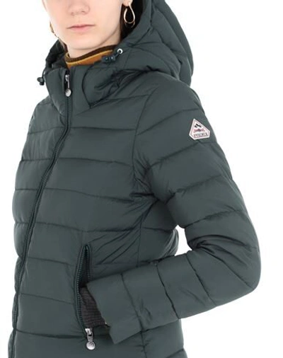 Shop Pyrenex Spoutnic Soft Woman Down Jacket Dark Green Size 6 Polyester, Polyurethane