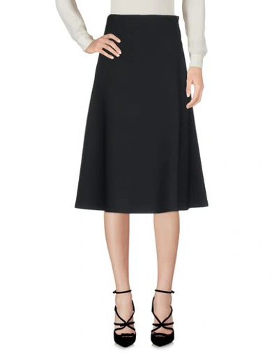 Shop Accuà By Psr 3/4 Length Skirts In Black