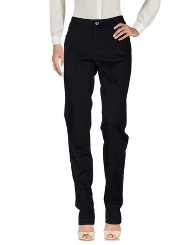 Shop Armani Jeans Casual Pants In Dark Blue