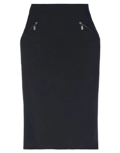 Shop Belstaff Woman Midi Skirt Black Size 12 Polyamide, Elastane