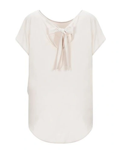 Shop Beatrice B Beatrice.b Blouses In Beige