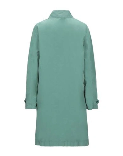 Shop Aspesi Woman Overcoat & Trench Coat Green Size L Polyester, Polyamide