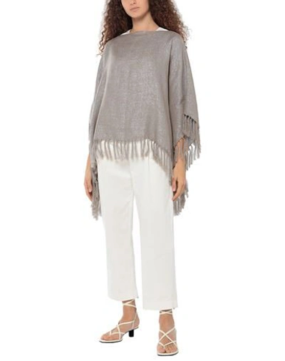 Shop Brunello Cucinelli Capes & Ponchos In Sand