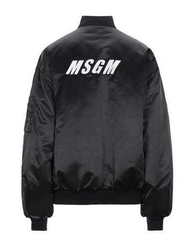 Shop Msgm Jackets In Black