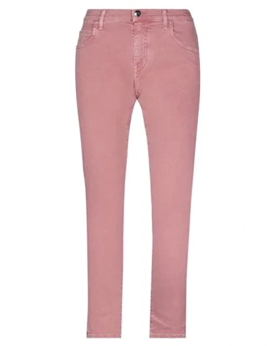 Shop Jacob Cohёn Jeans In Pastel Pink