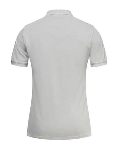 Shop Alpha Studio Polo Shirts In Light Grey