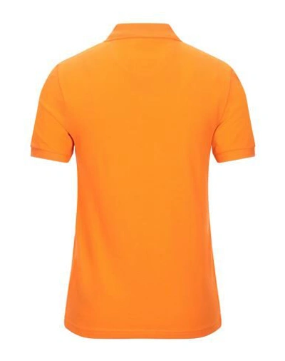 Shop North Sails Man Polo Shirt Orange Size Xs Cotton