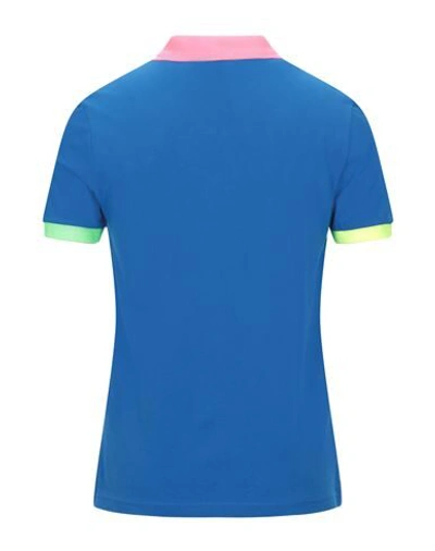 Shop North Sails Polo Shirts In Bright Blue